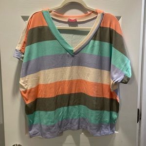 3/$20 Pink lily boutique top